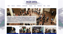 Desktop Screenshot of mar-amta.org